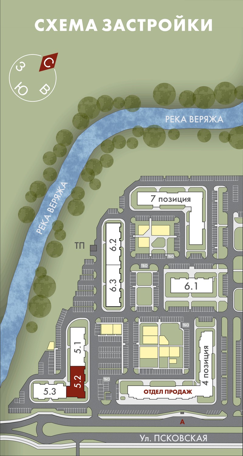 План застройкм объекта ЖК 